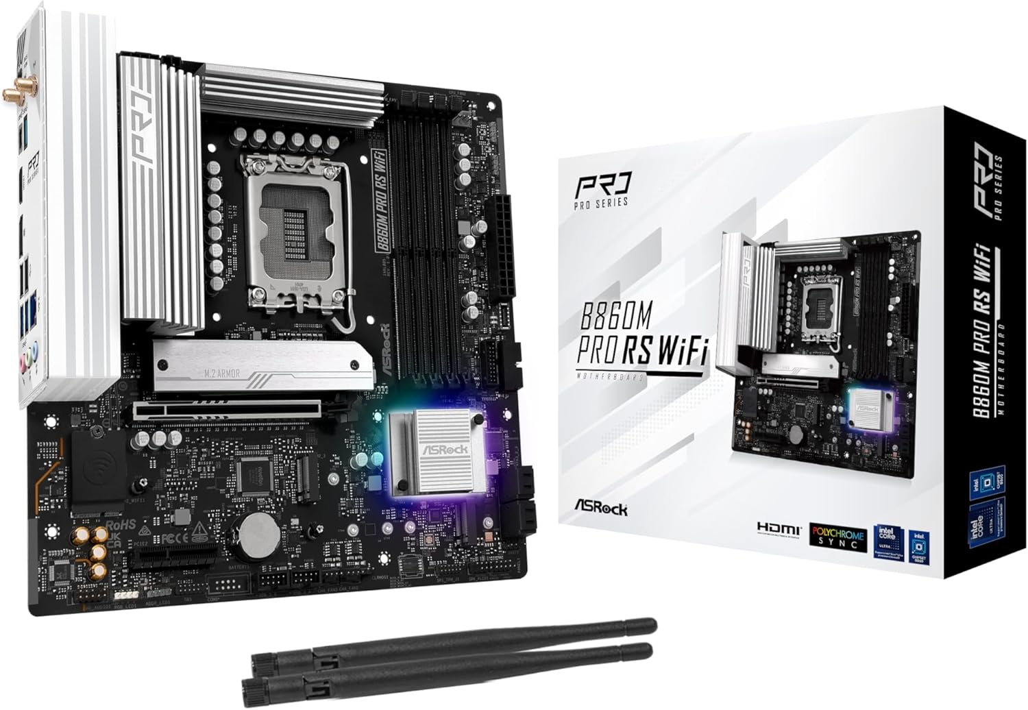 ASRock B860M Pro RS WiFi Motherboard
