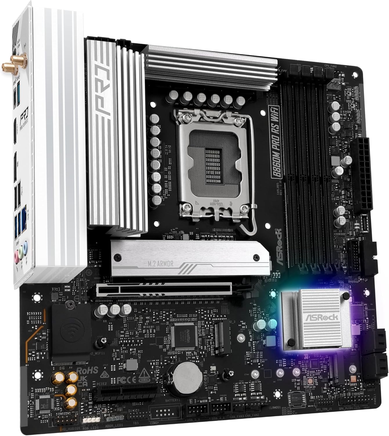 ASRock B860M Pro RS WiFi Motherboard - immagine 4