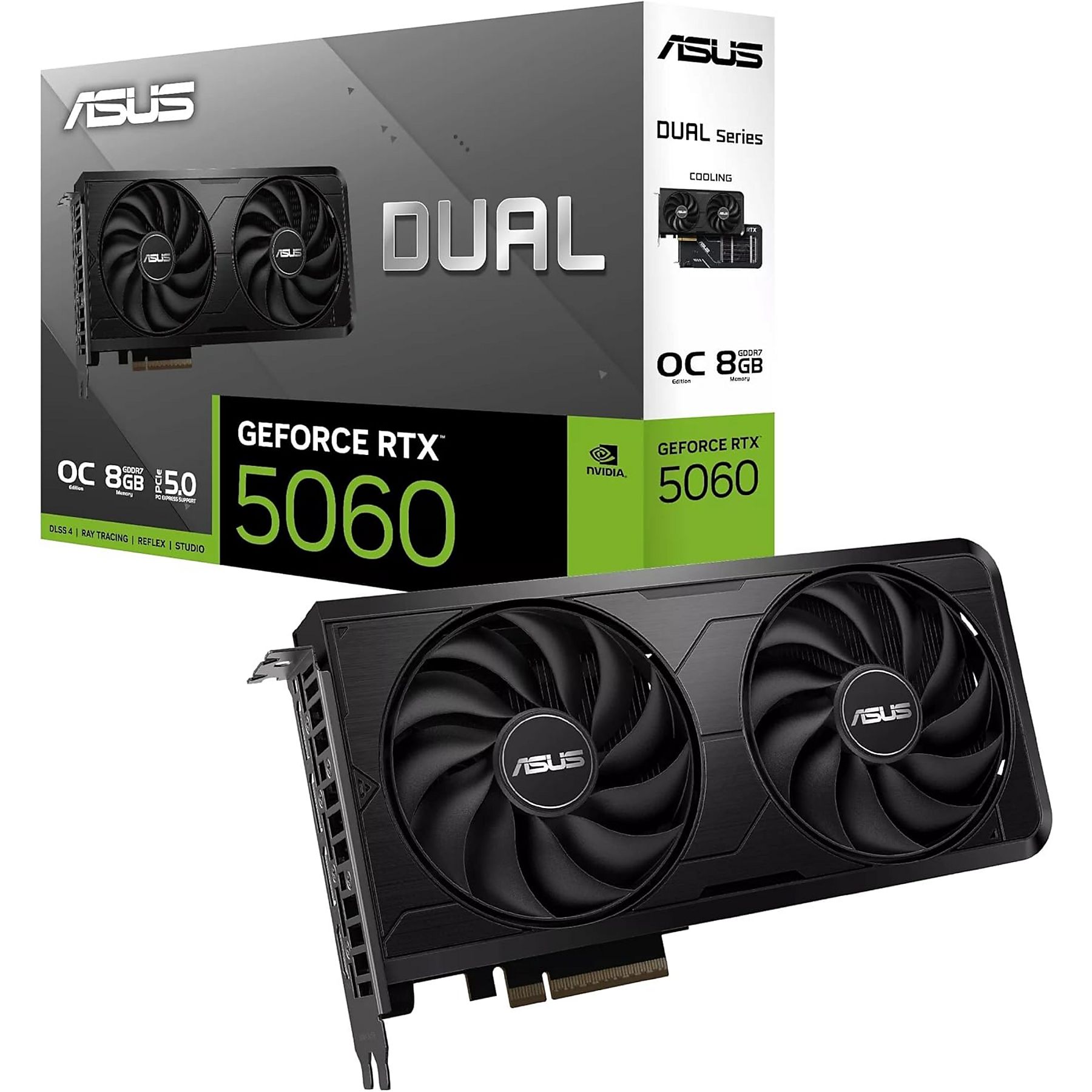 SCHEDA VIDEO ASUS NVIDIA GeForce RTX 5060 8 GB DUAL EVO OC GDDR7