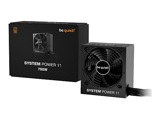 ALIMENTATORE POWER SUPPY be quiet! System Power 11 750W 20+4 pin ATX Black 80+ BRONZE (BP012EU)
