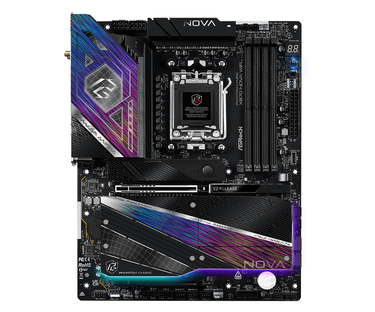 ASRock X870 NOVA WIFI motherboard - immagine 2