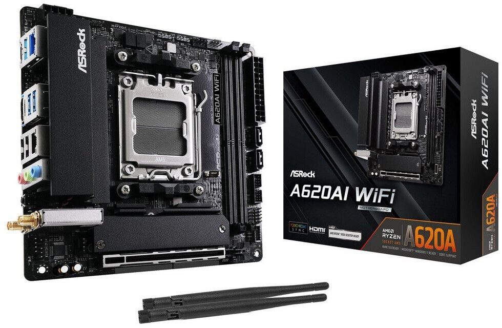 Asrock A620AI WiFi AMD A620A Socket AM5 mini ITX