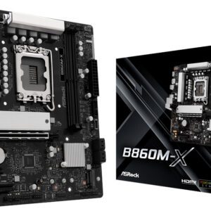 Asrock B860M-X Intel B860 LGA 1851 (Socket V1) micro ATX