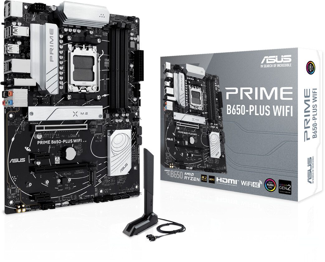 ASUS PRIME B650-PLUS WIFI AMD B650 Socket AM5 ATX