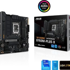 ASUS TUF GAMING B760M-PLUS II Intel B760 LGA 1700 micro ATX