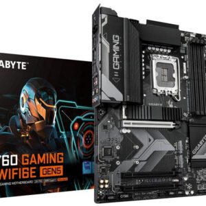 GIGABYTE B760 GAMING X WIFI6E GEN5 Motherboard - Supports 14th Gen. Intel Core CPUs, 8+1+1 phases VRM, up to 5600MHz DDR5, 3xPCIe 4.0 M.2, Wi-Fi 6E, 2.5 GbE LAN, USB 3.2 Gen 2