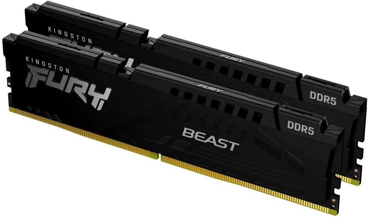 RAM DDR5 Kingston Technology FURY Beast KIT 128GB 2X64GB 5600MHz CL40 XMP EXPO (KF556C40BBK2-128)