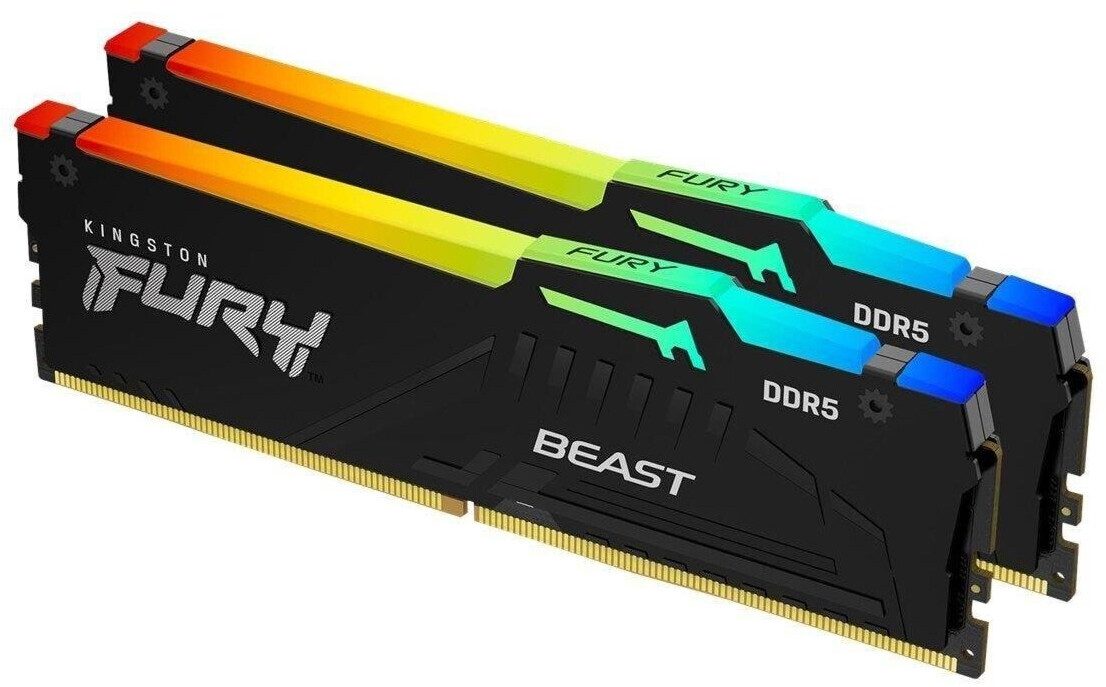 RAM DDR5 Kingston Technology FURY Beast kit 32GB 2x16GB 6000MHz CL30 RGB EXPO KF560C30BBEAK2-32