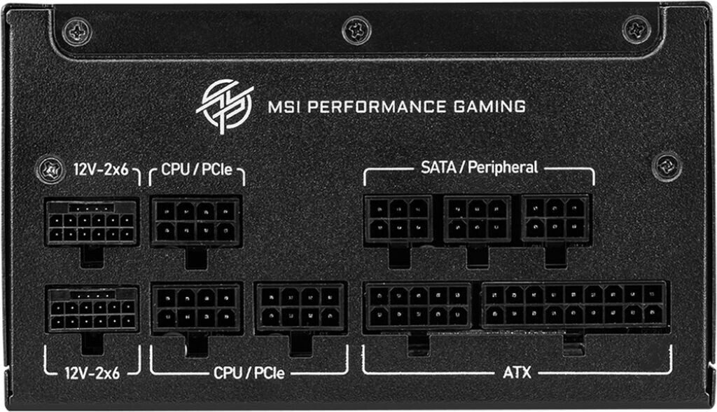 ALIMENTATORE POWER SUPPLY MSI MPG A850GS 850W PCIE5 80+ Gold (306-7ZPFZ11-CE0) - immagine 7