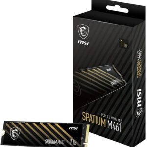 MSI Spatium M461 S78-440L1D0-P83 internal solid state drive M.2 1 TB PCI Express 4.0 3D NAND NVMe