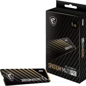 SSD MSI Spatium M470 PRO 1TB PCIe 4.0 NVMe M.2 PCI Express 4.0 3D NAND (S78-440L0J0-P83)