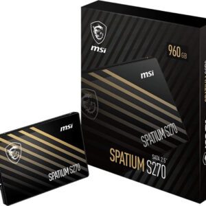 SSD MSI Spatium S270 SATA 2.5 960GB 2.5" Serial SATA III 3D NAND S78-440P130-P83