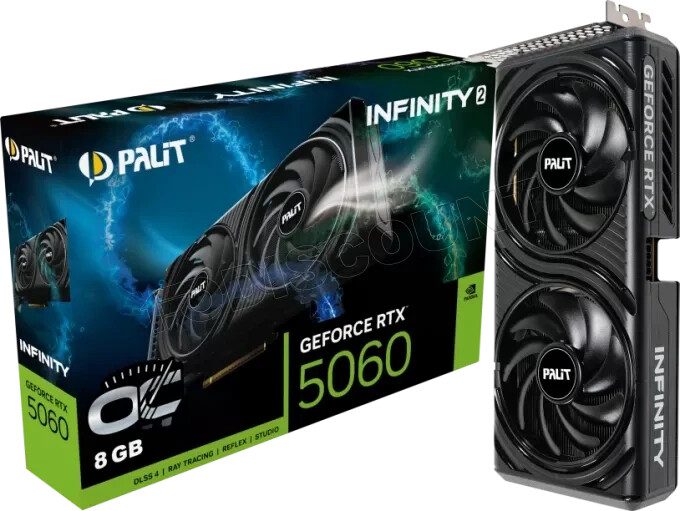 SCHEDA VIDEO Palit GeForce RTX 5060 Infinity 2 OC 8 GB GDDR7