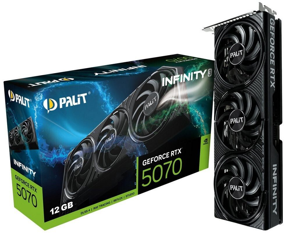 SCHEDA VIDEO Palit NVIDIA GeForce RTX 5070 Infinity 3 12 GB GDDR7