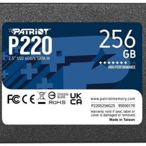 SSD Patriot Memory P220 256GB 2.5" Serial SATA III - P220S256G25