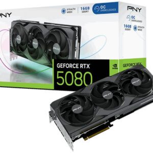 Scheda video PNY NVIDIA GEFORCE RTX 5080 Triple Fan OC 16 GB