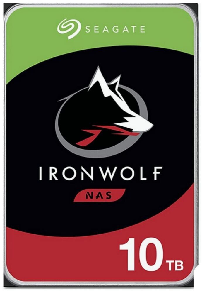 HDD Seagate IronWolf 10TB 256 MB 3.5" Serial SATA III (ST10000VN000)