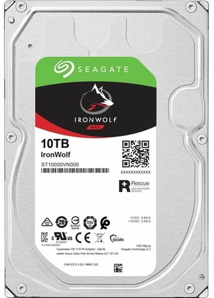 HDD Seagate IronWolf 10TB 256 MB 3.5" Serial SATA III (ST10000VN000) - immagine 2