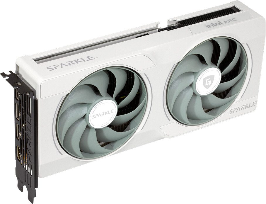 SCHED VIDEO Sparkle Intel Arc B570 GUARDIAN OC 10 GB GDDR6 Luna Edition - immagine 3