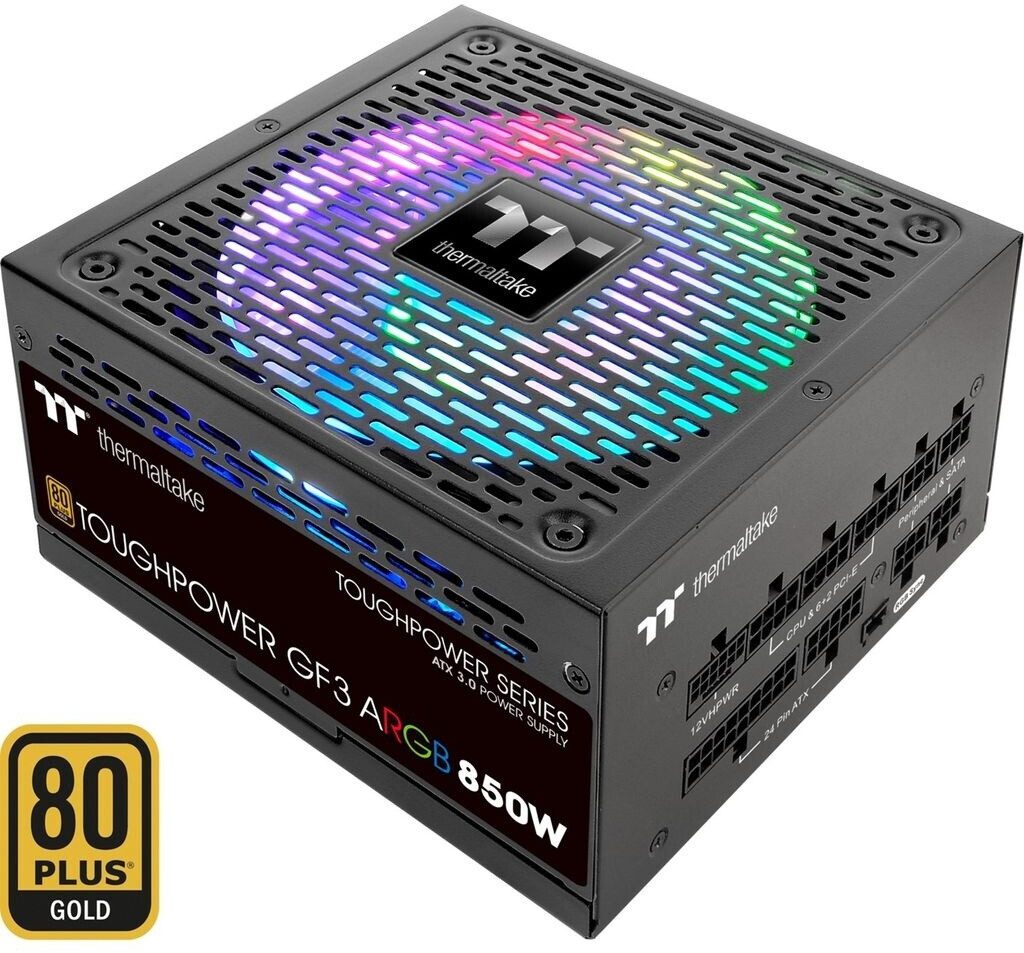 ALIMENTATORE POWER SUPPLY Thermaltake Toughpower TT Premium Edition GF3 ARGB 850W 24-pin ATX Black 80+ GOLD (PS-TPD-0850F4FAGE-1) - immagine 7