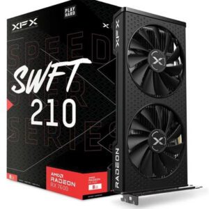 SCHEDA VIDEO XFX AMD Radeon RX 7600 SPEEDSTER SWFT 210 Core Edition 8GB GDDR6 (RX-76PSWFTFY)