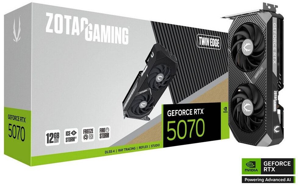 SCHEDA VIDEO Zotac NVIDIA GeForce RTX 5070 Twin Edge 12 GB GDDR7