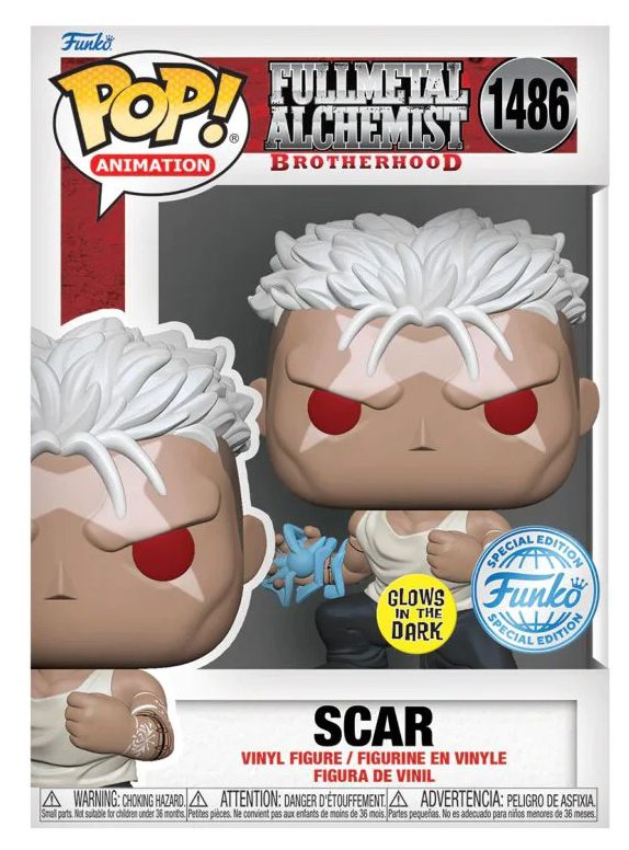 Funko POP! Fullmetal Alchemist: Scar (1486) EXM GW - NUOVO - immagine 3