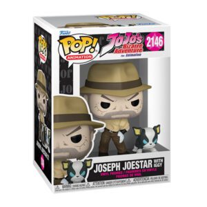 Funko POP! Jojo Bizarre ADV: Joseph Joestar w/Iggy (2146) - NUOVO
