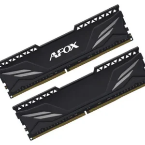 MEMORIE RAM DDR4 AFOX GAMING KIT 32GB 2X16GB 3200MHZ CL16 RANK1 XMP2 BLACK AFLD432PS1CADB