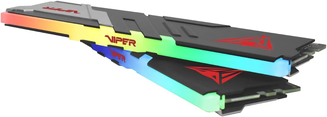 RAM DDR5 Patriot Memory Viper Venom KIT 32GB 2x16GB 6000MHz RGB CL30 XMP EXPO PVVR532G600C30K - immagine 2