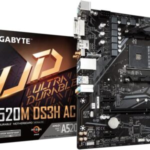 SCHEDA MADRE GIGABYTE A520M DS3H AC SOCKET AM4 MICRO ATX (A520M DS3H AC)