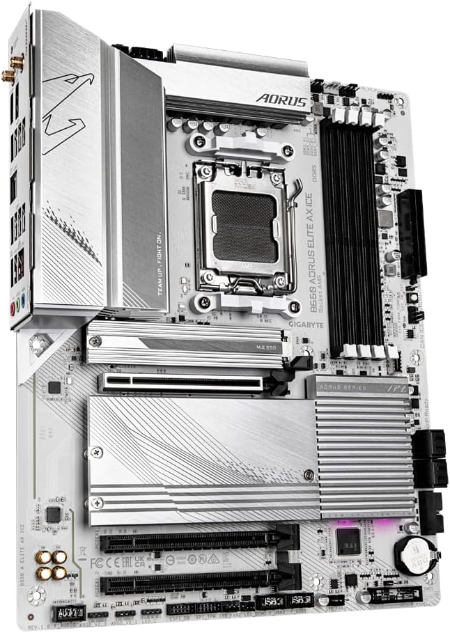 SCHEDA MADRE GIGABYTE B650 AORUS ELITE AX ICE SOCKET AM5 (B650 AORUS ELITE AX ICE) - immagine 2