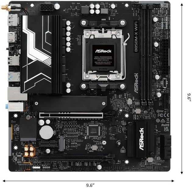 SCHEDA MADRE Asrock B850M-X WiFi R2.0 Socket AM5 micro ATX - immagine 4