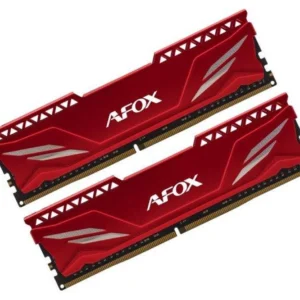 MEMORIE RAM DDR4 AFOX GAMING KIT 32GB 2X16GB 3200MHZ CL16 RANK1 XMP2 RED AFLD432PS1CAD