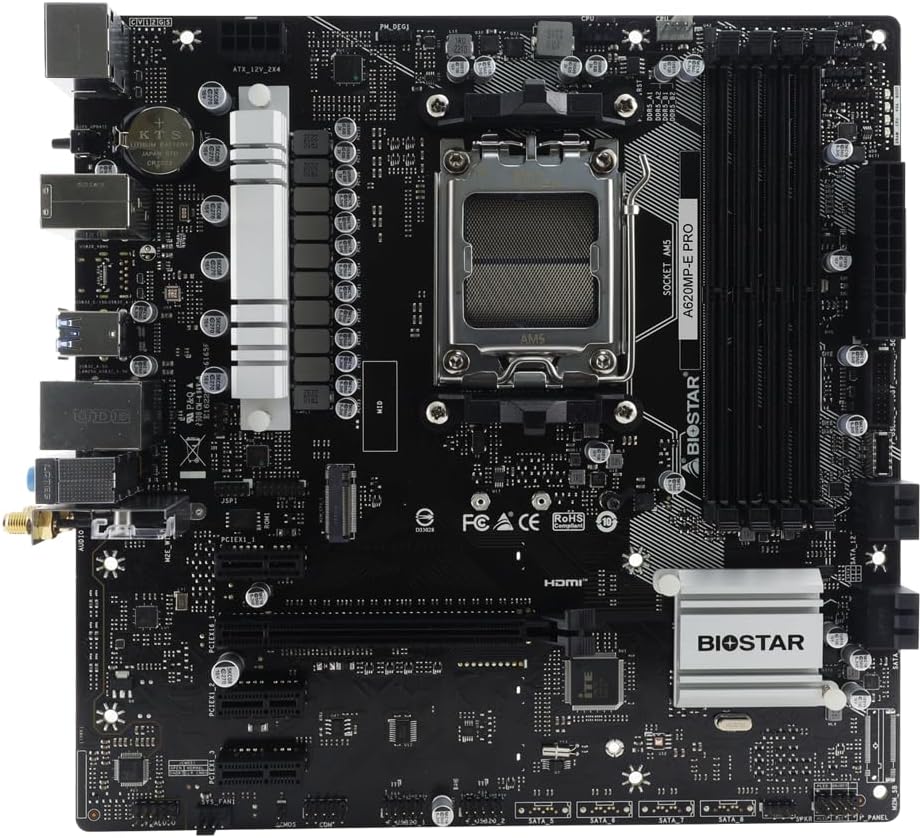 SCHEDA MADRE BIOSTAR A620MP-E PRO SOCKET AM5 - immagine 4