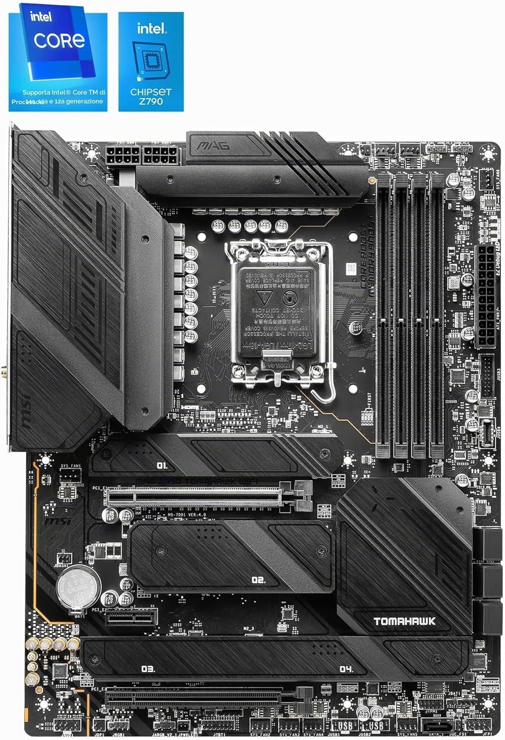 SCHEDA MADRE MSI MAG Z790 TOMAHAWK WIFI SOCKET 1700 ATX