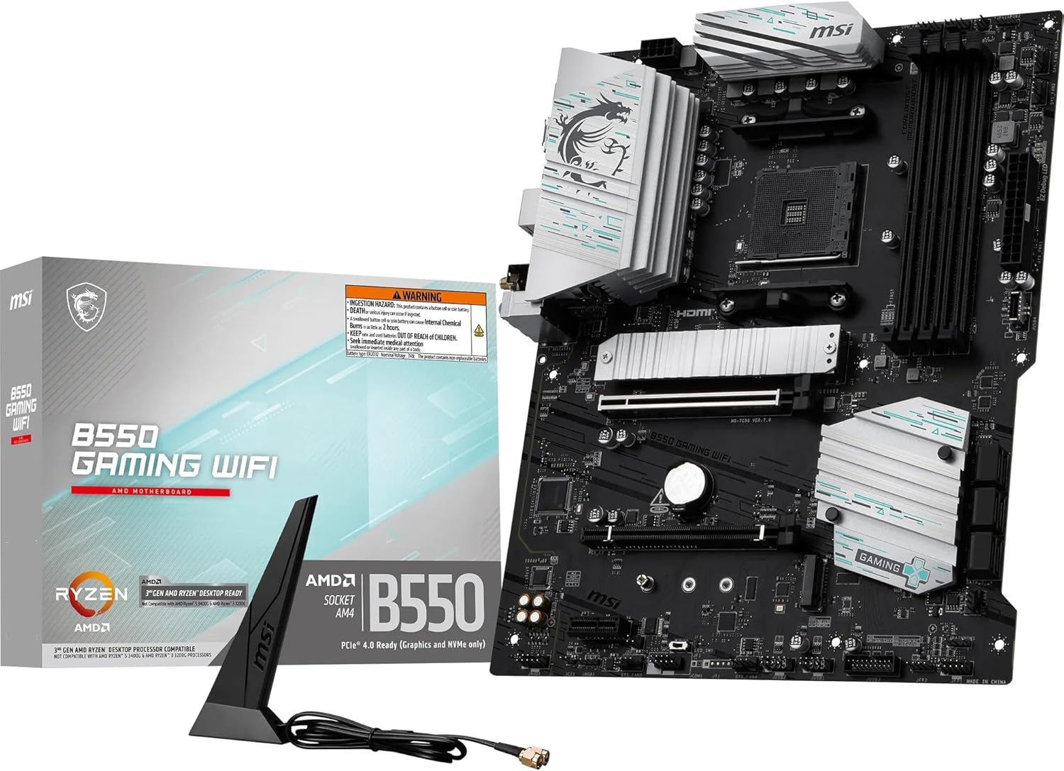 SCHEDA MADRE MSI B550 GAMING WIFI Socket AM4 ATX (B550 GAMING WIFI)