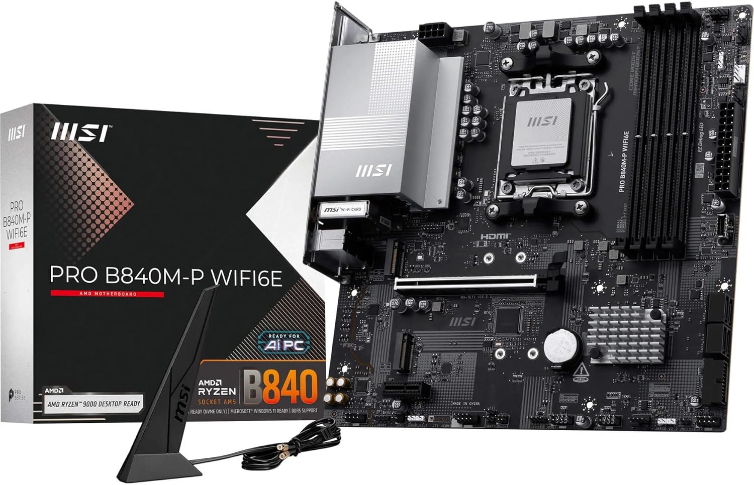 SCHEDA MADRE MSI PRO B840M-P WIFI6E SOCKET AM5