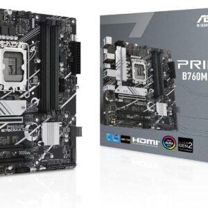 SCHEDA MADRE ASUS PRIME B760M-A D4-CSM SOCKET 1700 micro ATX