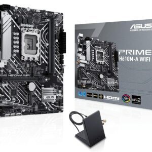 SCHEDA MADRE ASUS PRIME H610M-A WIFI SOCKET 1700 micro ATX (90MB1G00-M0EAY0)