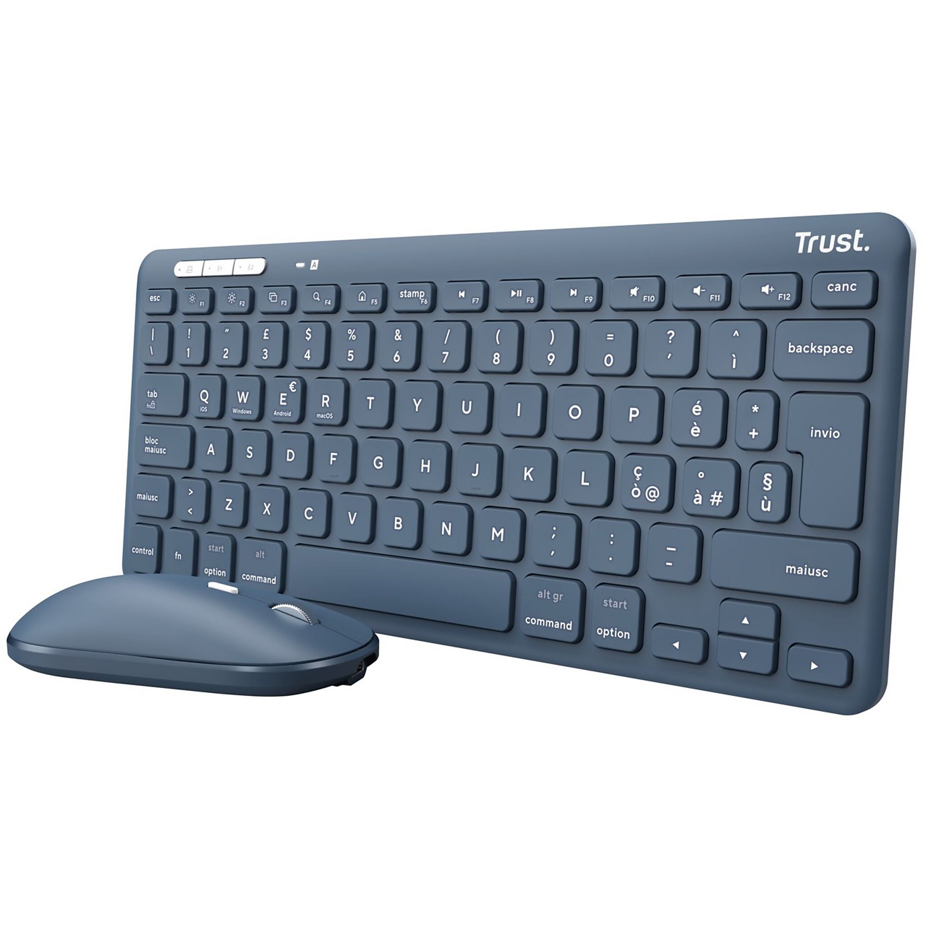 KIT Tastiera + Mouse TRUST LYRA WL KB&MOUSE IT - immagine 3