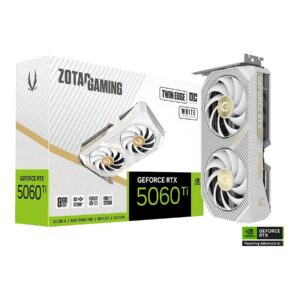 SCHEDA VIDEO Zotac NVIDIA GeForce RTX 5060 Ti Twin Edge OC WHITE 8GB GDDR7 - ZT-B50610Q-10M