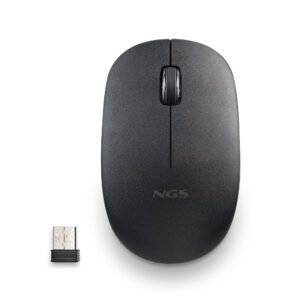 NGS MOUSE WIRELESS Fog Pro 2.4 GHZ,CON ROTELLA, SILENZIOSO, USB NANO, NERO