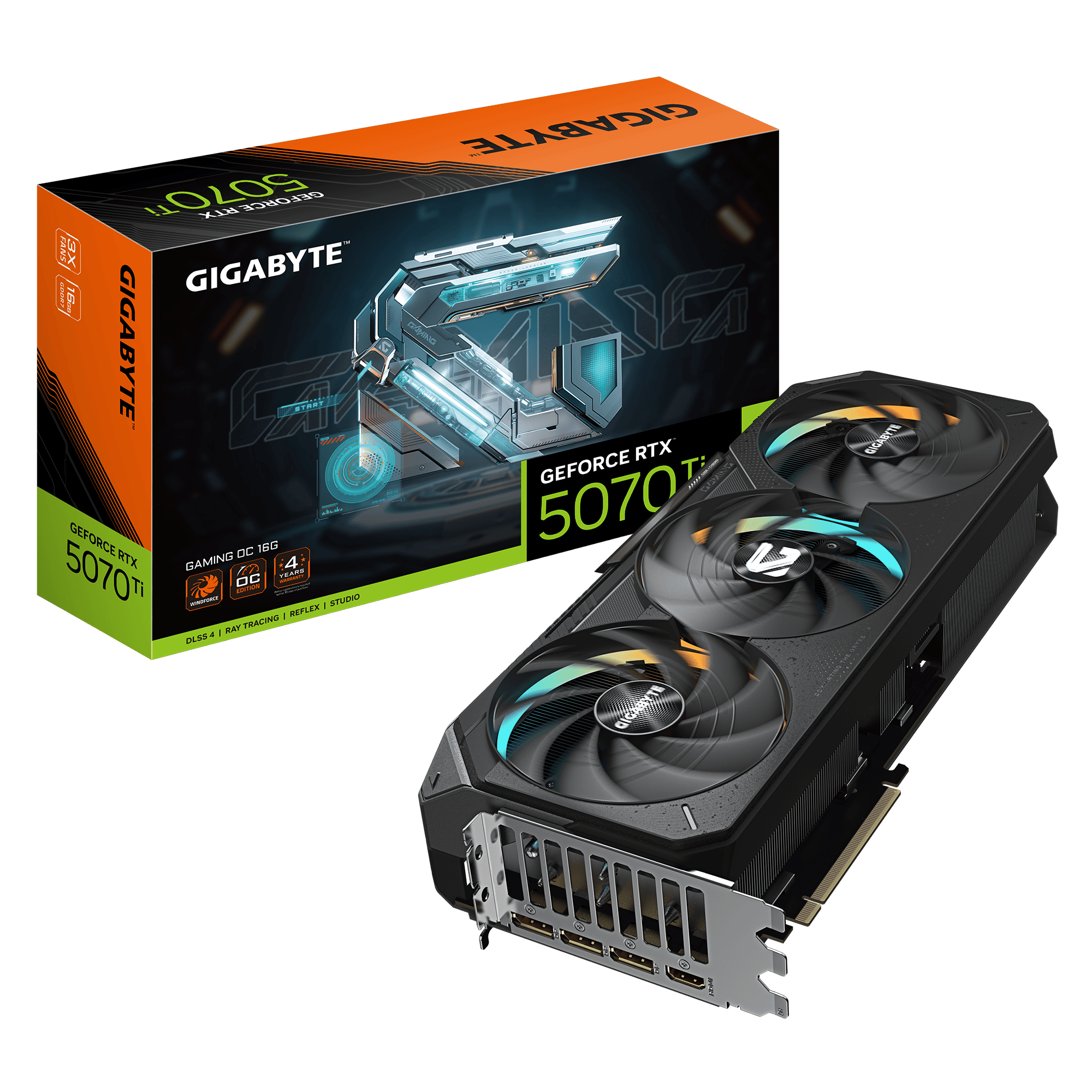 Graphics card Gigabyte GeForce RTX 5070 Ti GAMING OC 16 GB GDDR7