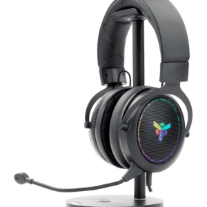 Headset Cuffie Gaming H500 Audio 7.1 VIRTUALE, CONTR.VOLUME, RGB, LED, USB, MIC REMOVIBILE