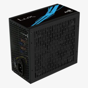 ALIMENTATORE POWER SUPPLY Aerocool LUX 550W 20+4 pin ATX Black 80+ BRONZE (AEROLUX-550-80BRONZE)