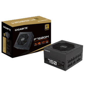 ALIMENTATORE POWER SUPPLY Gigabyte P750GM 750W 20+4 pin ATX Black 80+ GOLD GP-P750GM