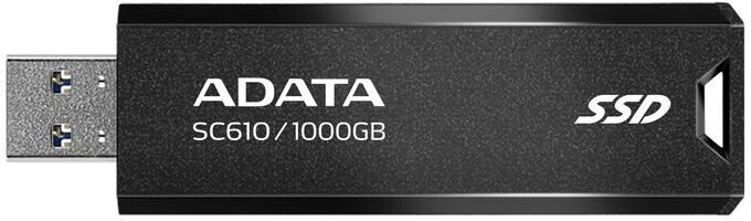 SSD PEN DRIVE ADATA SC610 1TB USB Type-A 3.2 Gen 2 (3.1 Gen 2) Black SC610-1000G-CBK/RD