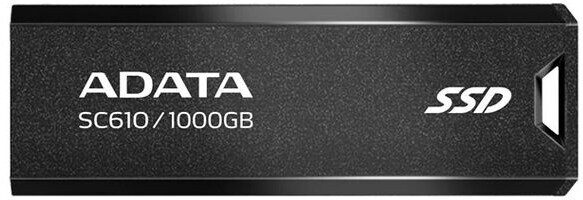SSD PEN DRIVE ADATA SC610 1TB USB Type-A 3.2 Gen 2 (3.1 Gen 2) Black SC610-1000G-CBK/RD - immagine 3