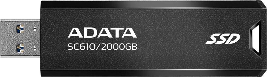 SSD ADATA SC610 USB PEN DRIVE 2TB USB Type-A 3.2 Gen 2 (3.1 Gen 2) Black